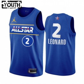 Barn Los Angeles Clippers Tröja Kawhi Leonard 2 2021 All-Star Jordan Brand Blå Swingman